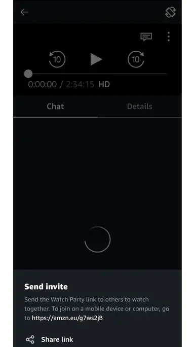 Amazon prime screen share with friends hotsell